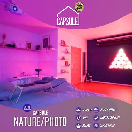 Capsule Nature & Photos - Jacuzzi - Netflix & Home Cinema - Ps5 & Jeu Thun-Saint-Martin Exterior foto